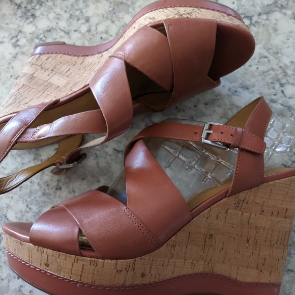 Brand Franco Wedge Sandals - Picture 2 of 7
